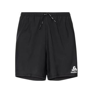 Odlo Running Tights Essential 6inch (excellent freedom of movement, lightweight, zip pocket) black Men